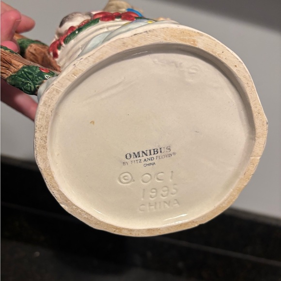 1995 Vintage Omnibus by Fitz and Floyd Santa’s Ark Christmas Pitcher - Picture 5 of 7